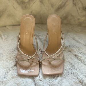 Square Open Toe Sandals - Size 7